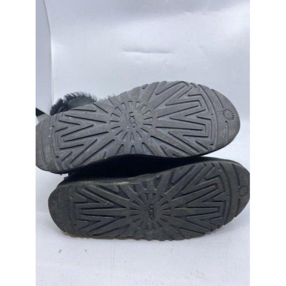 ugg australia black bow short winter bootsbooties - Picture 6 of 8